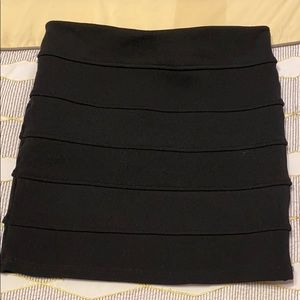 Black tight skirt